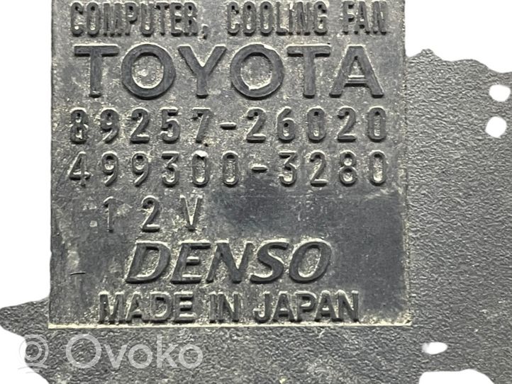 Lexus RX 330 - 350 - 400H Sterownik / Moduł wentylatorów 8925726020