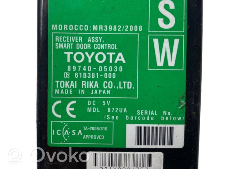 Toyota Avensis T270 Oven ohjainlaite/moduuli 8974005030