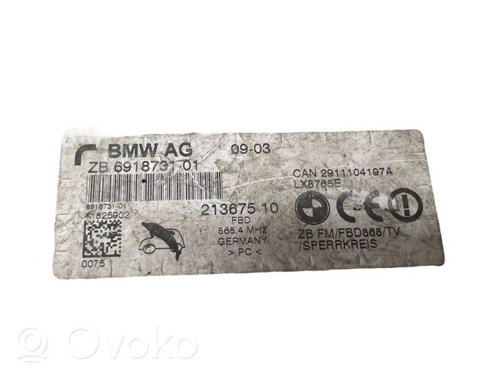 BMW 7 E65 E66 Filtre antenne aérienne 6918731