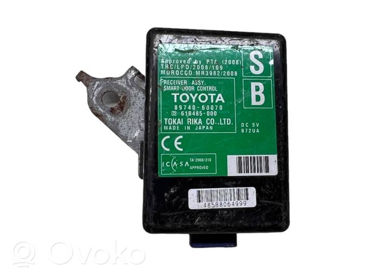 Toyota Land Cruiser (J150) Centralina/modulo keyless go 8974060070