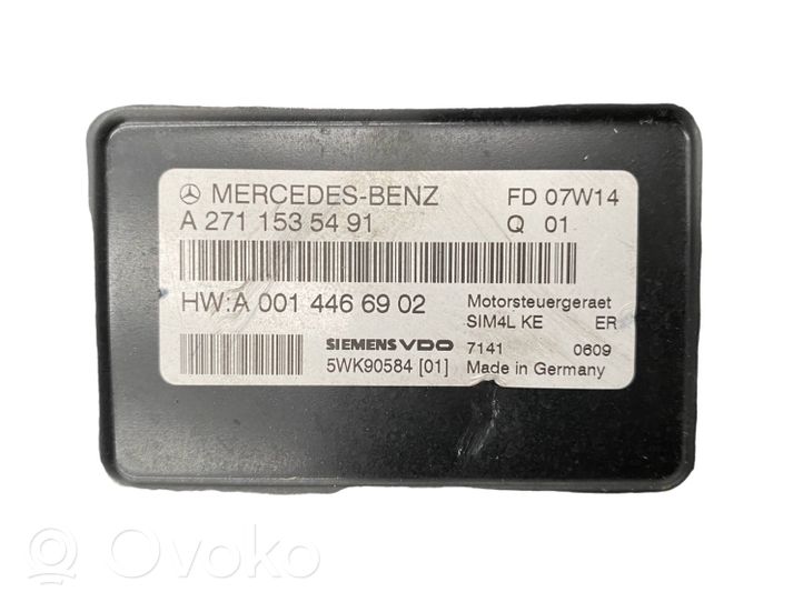 Mercedes-Benz CLK A209 C209 Variklio valdymo blokas A2711535491