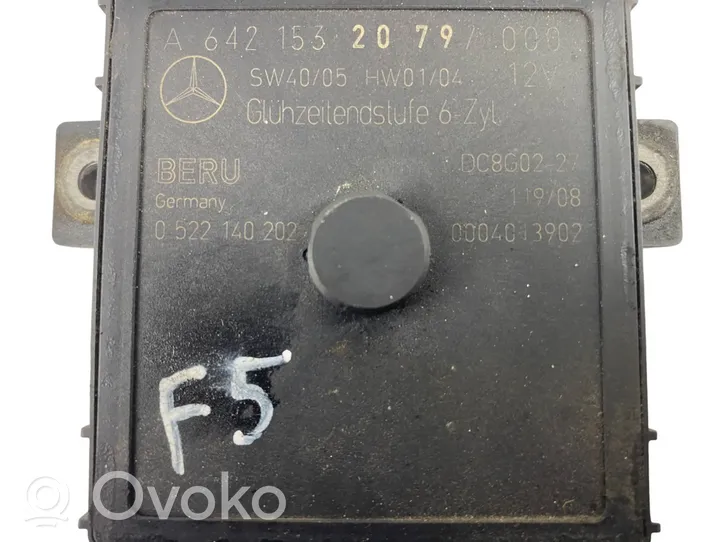 Mercedes-Benz E W211 Relè preriscaldamento candelette A6421532079