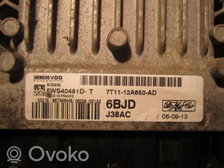 Ford Connect Komputer / Sterownik ECU i komplet kluczy 5WS40481D-T