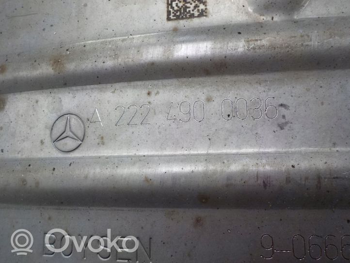 Mercedes-Benz S W222 Marmitta/silenziatore anteriore A2224900036