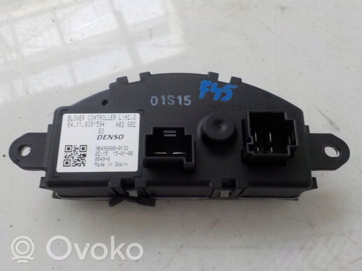 BMW 2 F45 Rezystor / Opornik dmuchawy nawiewu 9301594