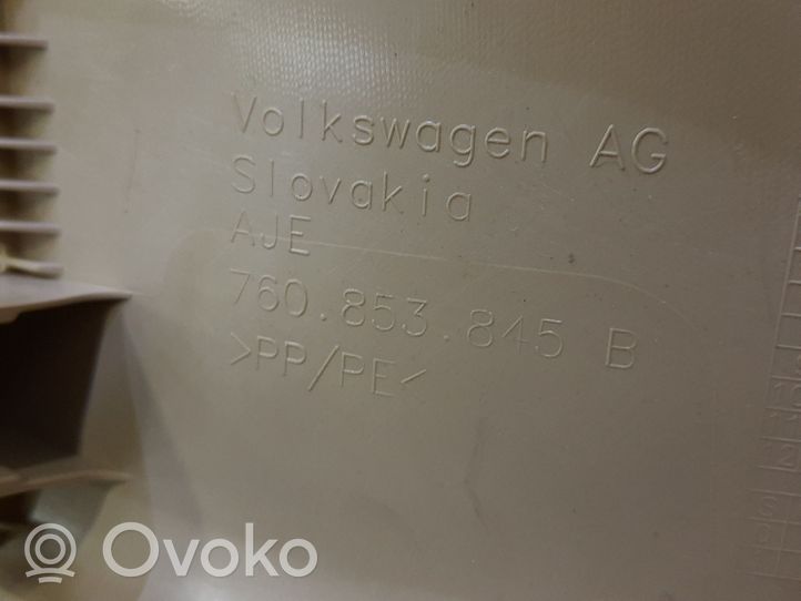 Volkswagen Touareg III Aizmugurējā virsbūves sliekšņa dekoratīvā apdare 760853845B