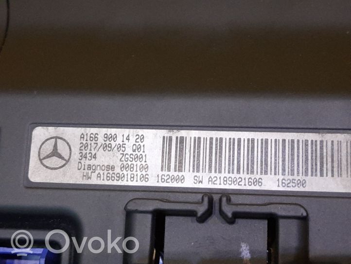 Mercedes-Benz GLE AMG (W166 - C292) Monitor / wyświetlacz / ekran A1669001420