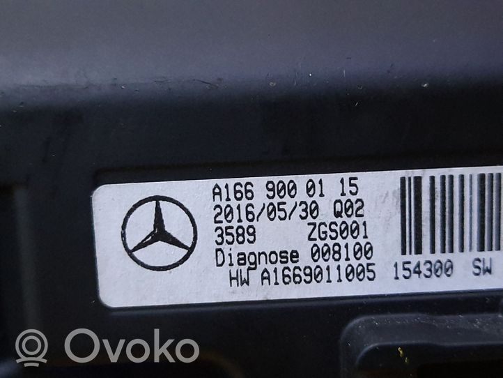 Mercedes-Benz GLE AMG (W166 - C292) Spidometras (prietaisų skydelis) A1669000115