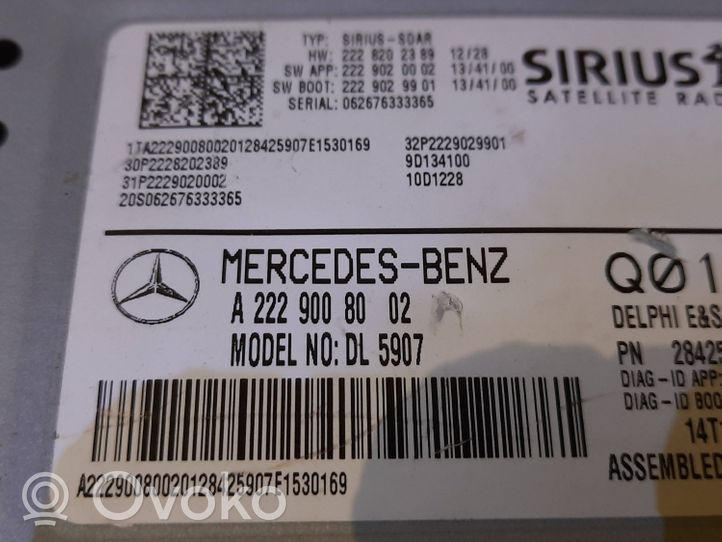 Mercedes-Benz S W222 Wzmacniacz audio A2229008002