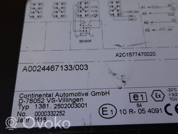 Mercedes-Benz Sprinter W907 W910 Tachometer A0024467133