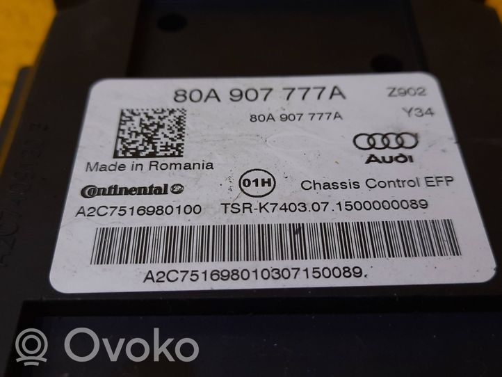 Audi Q5 SQ5 Sterownik / Moduł tylnego zawieszenia pneumatycznego 80A907777A