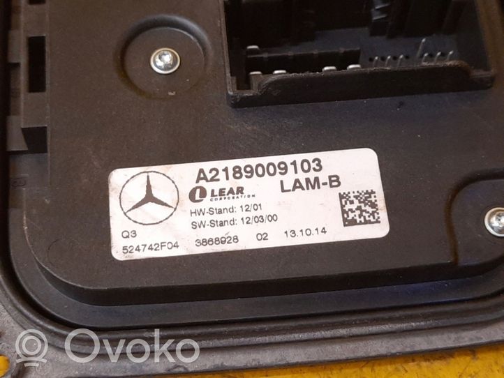 Mercedes-Benz CLS C218 X218 Įtampos keitiklis/ keitimo modulis A2189009103