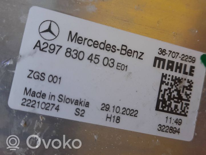 Mercedes-Benz EQS V297 Radiatore di raffreddamento A2978304503