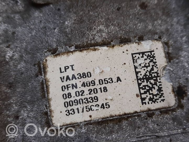 Volkswagen PASSAT B8 Pavarų dėžės reduktorius (razdatkė) 0FN409053A