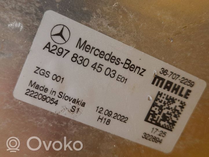 Mercedes-Benz EQS V297 Radiatore di raffreddamento A2978304503