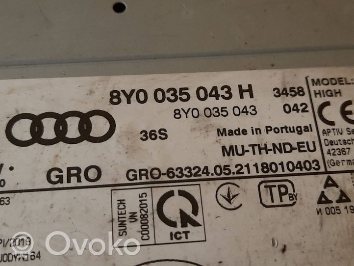 Audi A3 8Y Radio/CD/DVD/GPS-pääyksikkö 8Y0035043H