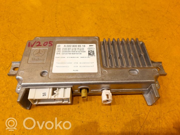 Mercedes-Benz C W205 Moduł / Sterownik Bluetooth A0009006516