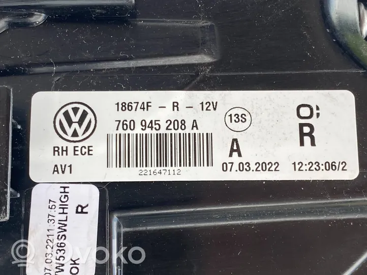 Volkswagen Touareg III Set di luci posteriori 760945208A