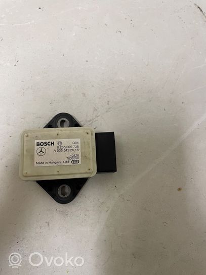 Mercedes-Benz E AMG W212 ESP acceleration yaw rate sensor A0055422618