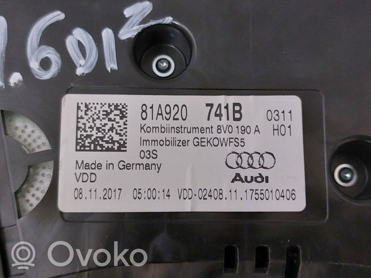 Audi Q2 - Tachimetro (quadro strumenti) 81A920741b