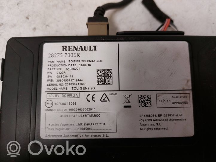 Renault Kangoo II Unité / module navigation GPS 282757006R