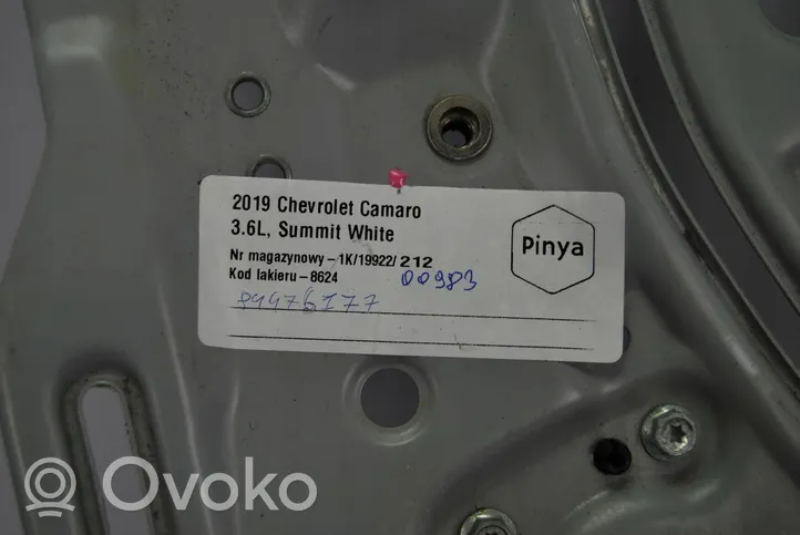 Chevrolet Camaro Передний комплект электрического механизма для подъема окна 84476777