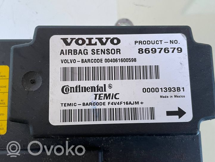 Volvo V50 Turvatyynyn ohjainlaite/moduuli 8697679