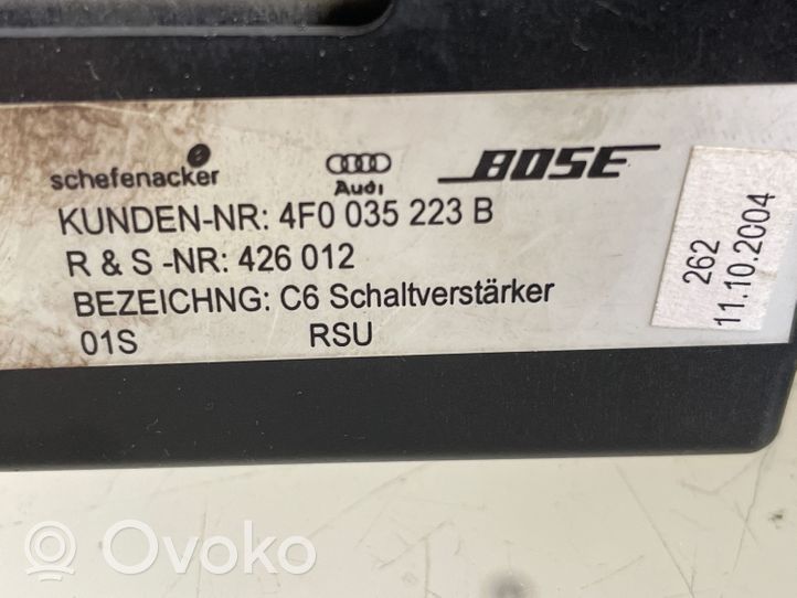 Audi A6 S6 C6 4F Skaņas pastiprinātājs 4F0035223B