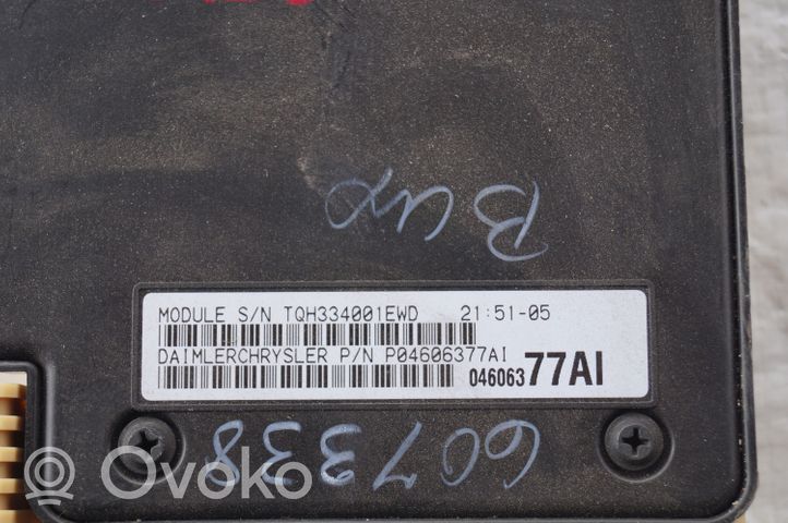 Chrysler Sebring (ST-22 - JR) Katvealueen valvonnan ohjainlaite (BSM) P04606377AI