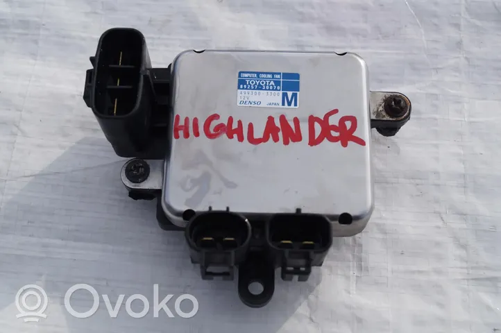 Toyota Highlander XU70 Module de commande de ventilateur 89257-30070