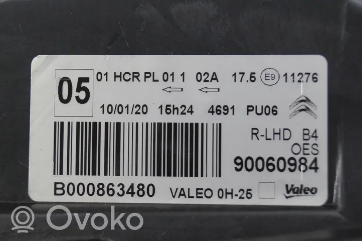 Citroen C1 Lampa przednia 90060984