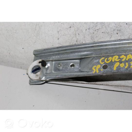 Opel Corsa D Rear door window regulator with motor 