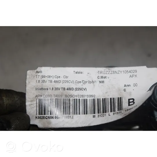 Audi TT Mk1 Fuel injector 
