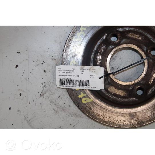 Ford Courier Front brake disc 