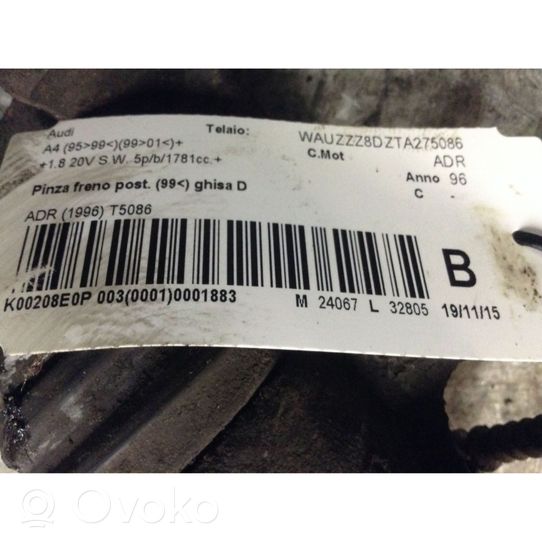 Audi A4 S4 B5 8D Pinza del freno posteriore 