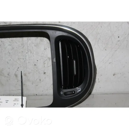Fiat 500L Moldura protectora de la rejilla de ventilación lateral del panel 