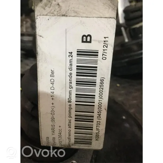 Toyota Yaris Brake booster 