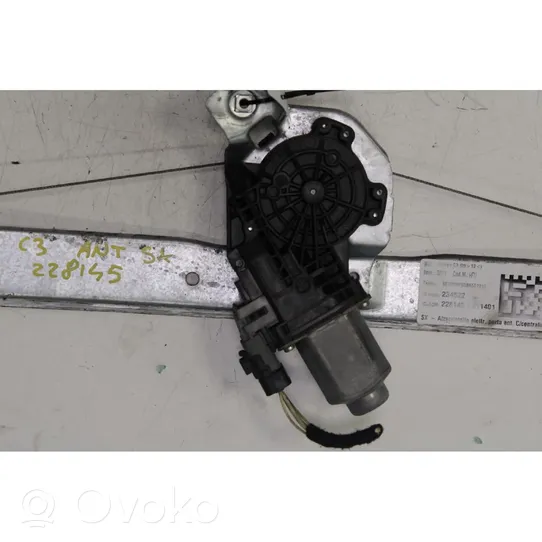 Citroen C3 Front door window regulator with motor 