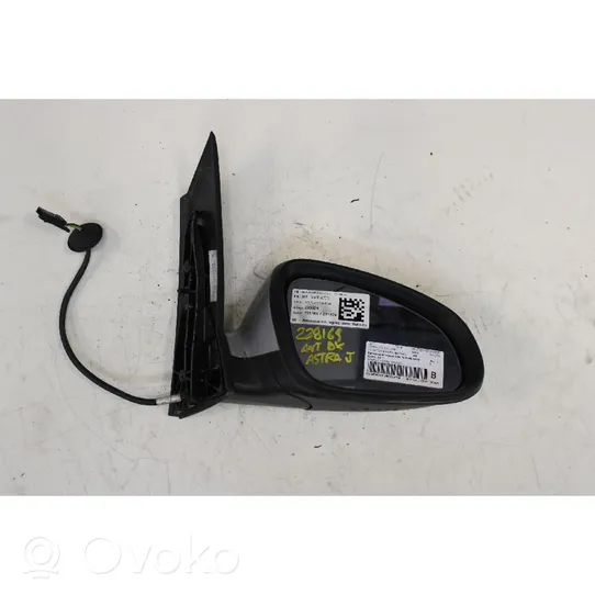 Opel Astra J Front door electric wing mirror 