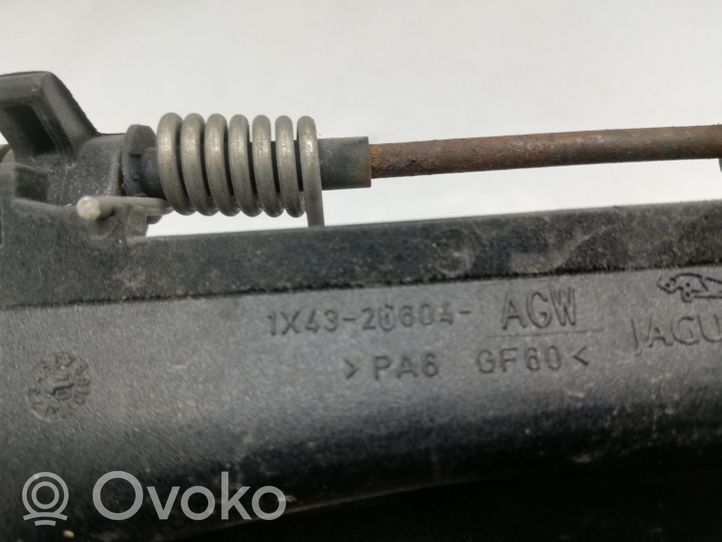 Jaguar X-Type Klamka zewnętrzna drzwi przednich 1X4326604