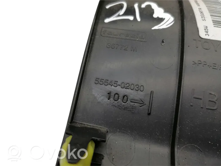 Toyota Auris 150 Verkleidung Armaturenbrett Cockpit unten 5554502030