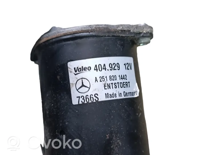 Mercedes-Benz R W251 Tiranti e motorino del tergicristallo anteriore A2518201442