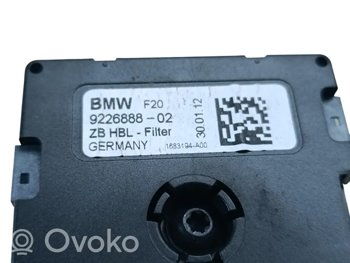 BMW 1 F20 F21 Filtro per antenna 922688802