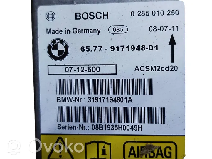 BMW X5 E70 Sterownik / Moduł Airbag 9171948