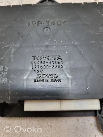 Toyota Prius (XW20) Centralina del climatizzatore 8865047051