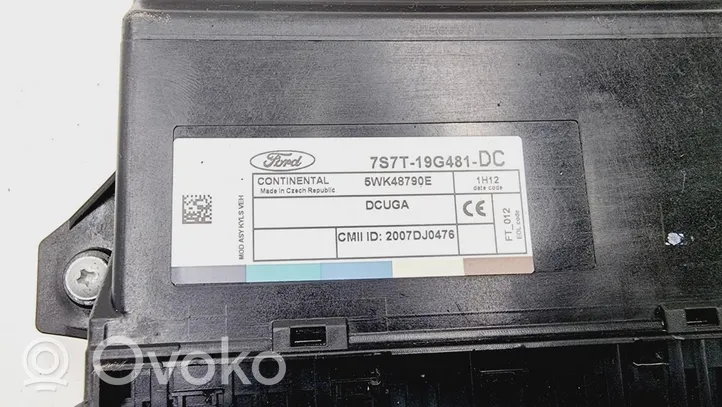 Ford S-MAX Komforto modulis 7S7T-19G481-DC