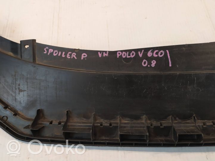 Volkswagen Polo V 6R Rear bumper lower part trim 6C0805915H