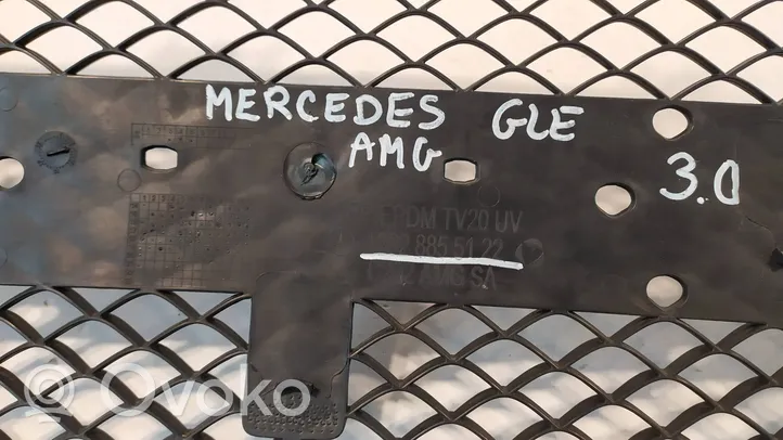 Mercedes-Benz GLE (W166 - C292) Mascherina inferiore del paraurti anteriore A2928855122