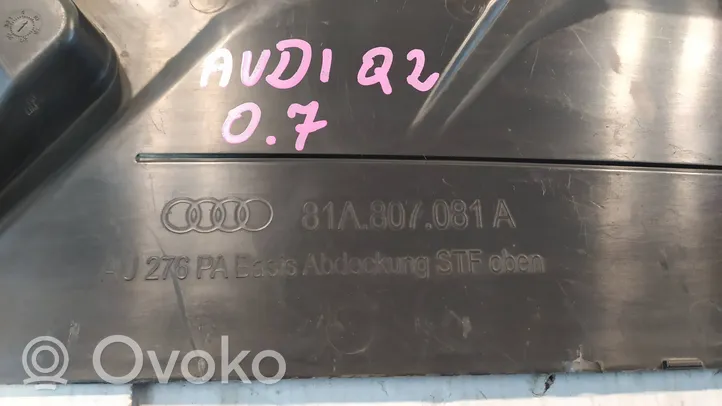 Audi Q2 - Mascherina inferiore del paraurti anteriore 81A807081A