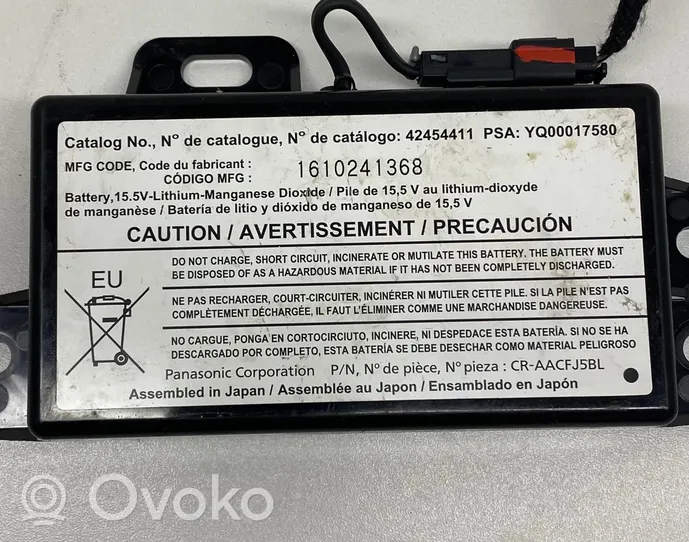 Opel Mokka Module de contrôle de batterie YQ00017580